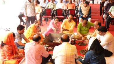 Photo of आदिशिल्पी का अगाध श्रद्धा से किया गया पूजन-अर्चन