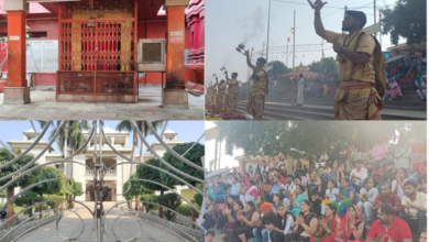 Photo of धर्म की नगरी में आज मंदिर के कपाट बंद हुए,दोपहर में हुई मां गंगा की आरती