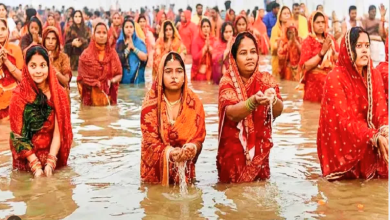 Photo of छठ पूजा का चौथा दिन,सूर्य को अर्घ्य देने के साथ संपन्न हुई छठ पूजा