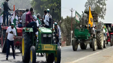 Photo of नेशनल हाईवे पर किसानों का ट्रैक्टर मार्च, अलर्ट मोड पर पुलिस