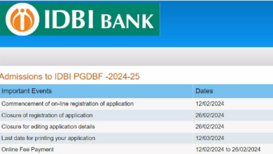 Photo of IDBI बैंक में 500 जूनियर असिस्टेंट मैनेजर की भर्ती के लिए आवेदन का अंतिम दिन
