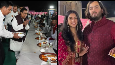 Photo of मुकेश अंबानी ने अन्न सेवा रस्म के दौरान खाना खिलाने के साथ ही किया कुछ ऐसा