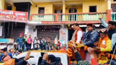 Photo of उत्तरकाशी में सीएम धामी का भव्य रोड शो…