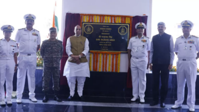 Photo of राजनाथ सिंह ने किया नौसेना के नए मुख्यालय का उद्घाटन