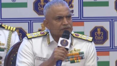 Photo of नौसेनाध्यक्ष बोले- सुरक्षा सुनिश्चित करने को नौसेना प्रतिबद्ध