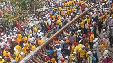 Photo of झंडे जी के आरोहरण को उमड़ा आस्था का सैलाब