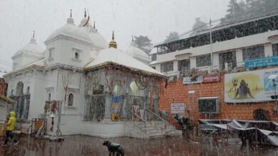 Photo of उत्तराखंड : पहाड़ से मैदान तक बारिश, गंगोत्री धाम में बर्फबारी