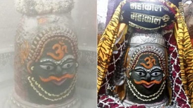 Photo of उज्जैन: गुलाब के फूलों की माला से सजे बाबा महाकाल