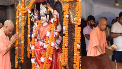 Photo of सीएम योगी आदित्यनाथ ने देवीपाटन मंदिर में की पूजा-अर्चना, चना… गुड़ और रोटियां खिलाकर करी गोसेवा