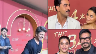 Photo of द बैड्स ऑफ बॉलीवुड के प्रीमियर में पापा SRK की फोटो खींचते दिखे आर्यन खान