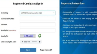 Photo of नीट पीजी राउंड-1 काउंसलिंग के लिए रजिस्ट्रेशन शुरू