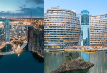 Photo of जमीन के 88 मीटर अंदर बना है वॉटरफॉल होटल