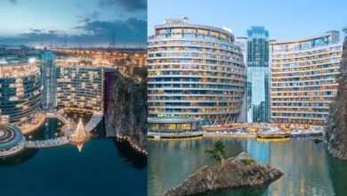 Photo of जमीन के 88 मीटर अंदर बना है वॉटरफॉल होटल