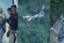 Photo of ऋषिकेश: जज्बा…83 वर्षीय महिला ने की बंजी जंपिंग