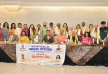 Photo of अमेरिकी टीम ने दिल जीत लिया, इंदौर में दान कीं 20 सिलाई मशीनें