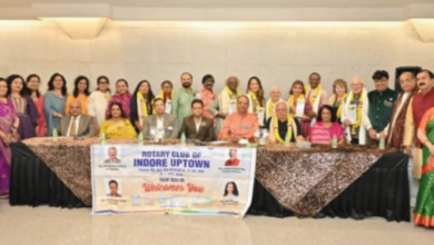 Photo of अमेरिकी टीम ने दिल जीत लिया, इंदौर में दान कीं 20 सिलाई मशीनें