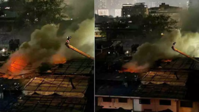Photo of मुंबई के नागपाड़ा में गोदाम में लगी भीषण आग