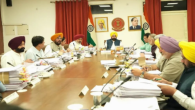 Photo of पंजाब कैबिनेट बैठक शुरू, मनरेगा से संबंधित बुलाए गए विधानसभा सत्र से पहले सीएम निवास पर बुलाई गई