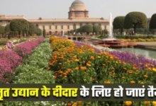 Photo of इस दिन से आम जनता के लिए खुलेगा राष्ट्रपति भवन का अमृत उद्यान, एंट्री रहेगी फ्री