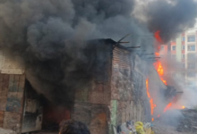 Photo of पटना सिटी के बजरंगपुरी में भीषण आग, कबाड़ दुकान और उत्सव हॉल जलकर खाक