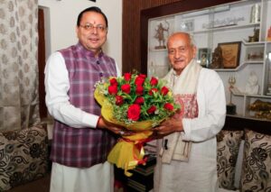 सीएम धामी ने पूर्व मुख्यमंत्री भगत सिंह कोश्यारी को “पद्म भूषण” मिलने पर दी बधाई