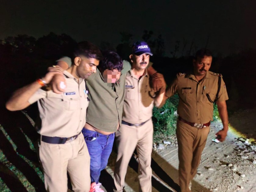 पुलिस मुठभेड़ में राजस्थान के दो बदमाश गिरफ्तार, एक के पैर में लगी गोली